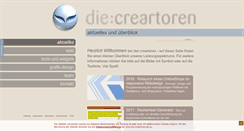 Desktop Screenshot of die-creartoren.de