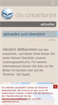 Mobile Screenshot of die-creartoren.de